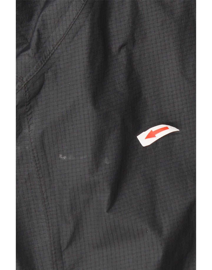 Damska kurtka przeciwdeszczowa z kapturem Berghaus UK 14, duża, szary nylon