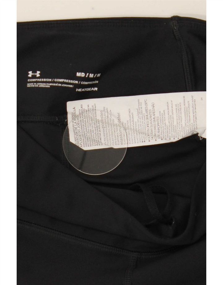Damskie legginsy Under Armour Heat Gear UK 12, średni czarny poliester