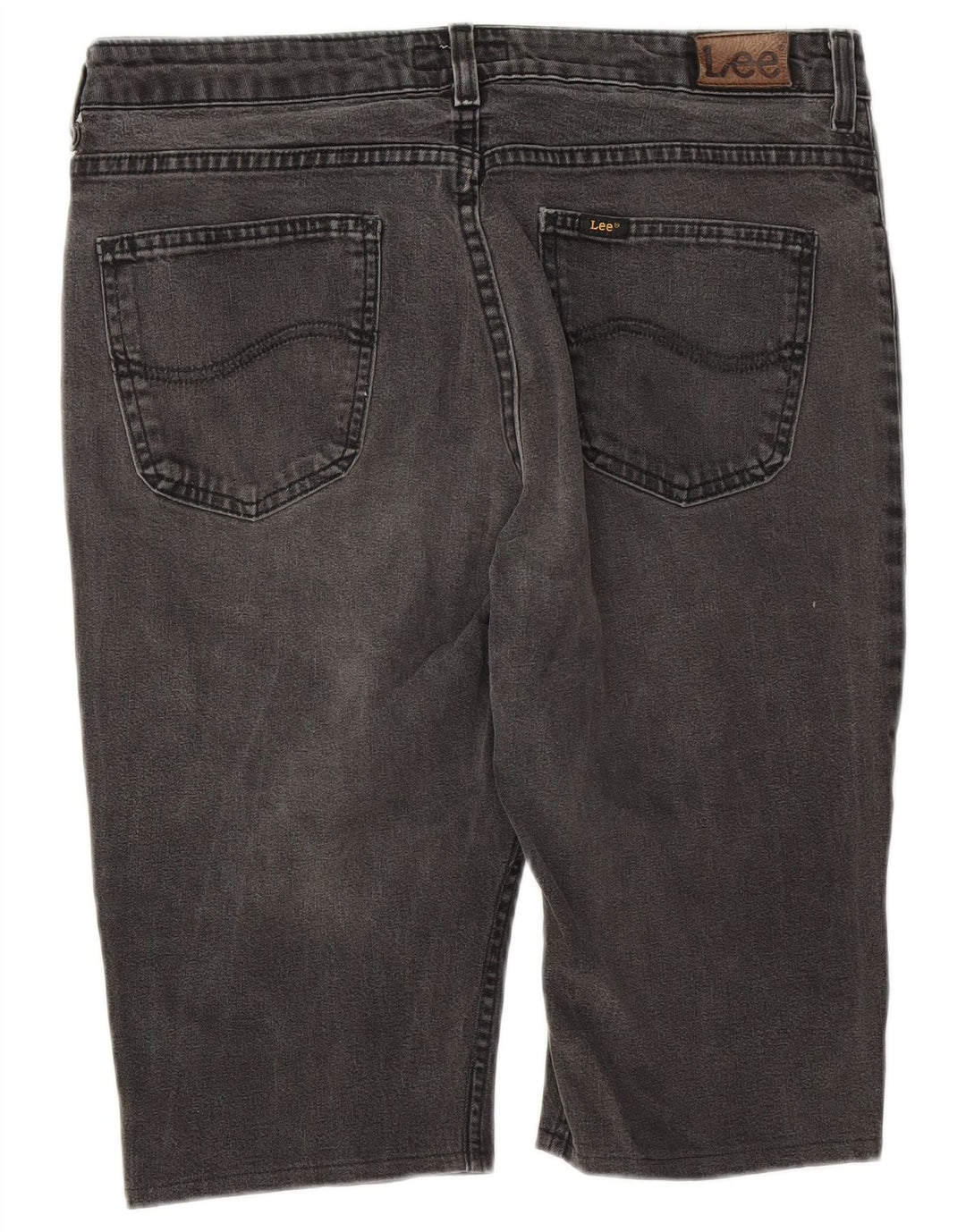 LEE Womens Cameron Denim Shorts W36 XL Grey Cotton