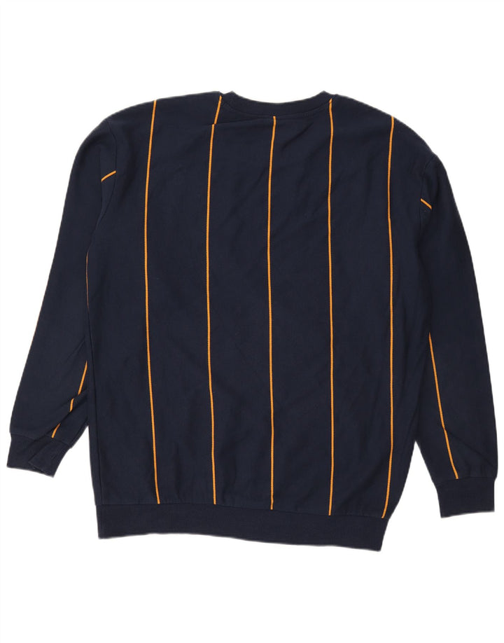 Bluza męska Zara, duża, bawełniana w granatowe paski