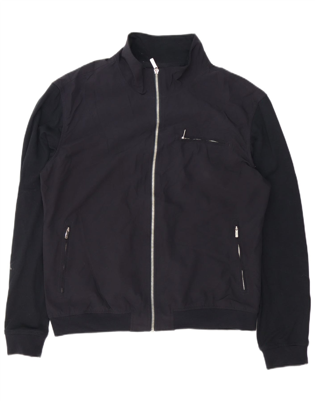 Męska kurtka bomberka Zara UK 42 XL, czarny poliester