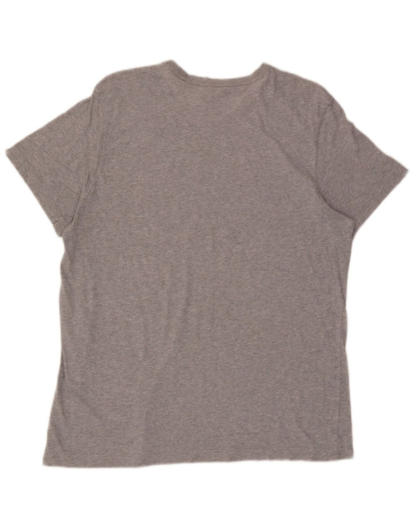 Adidas Męska koszulka graficzna Top XL Szara bawełna