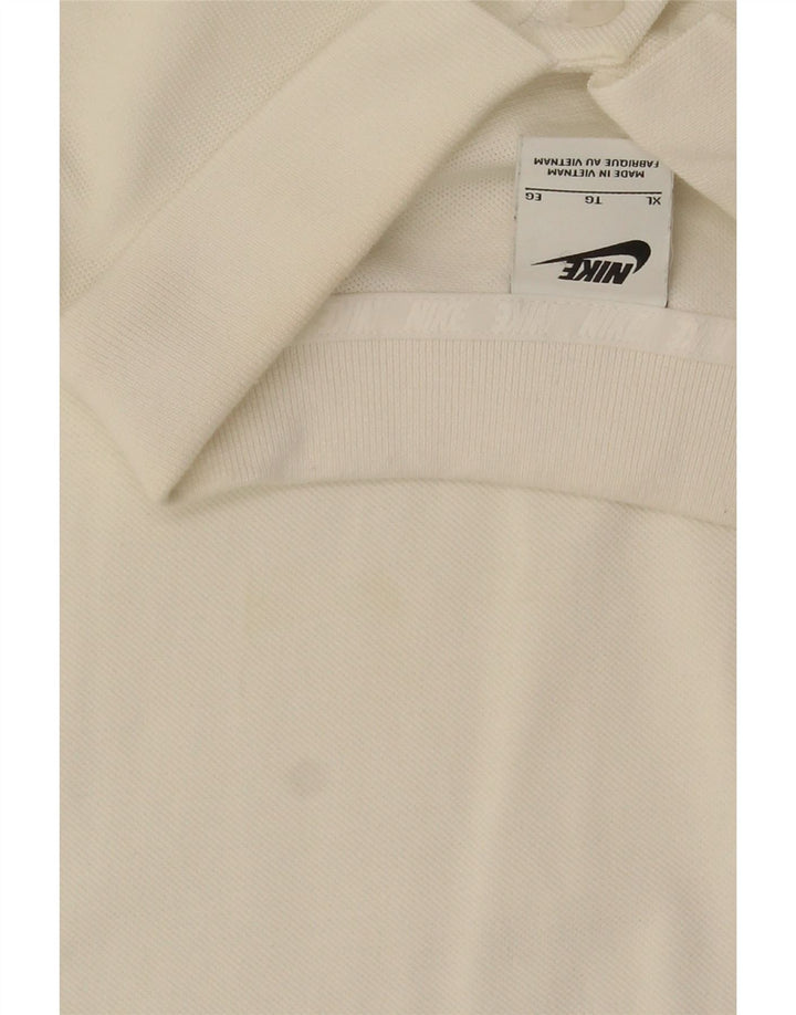 Męska koszulka polo Nike XL, biała, bawełniana