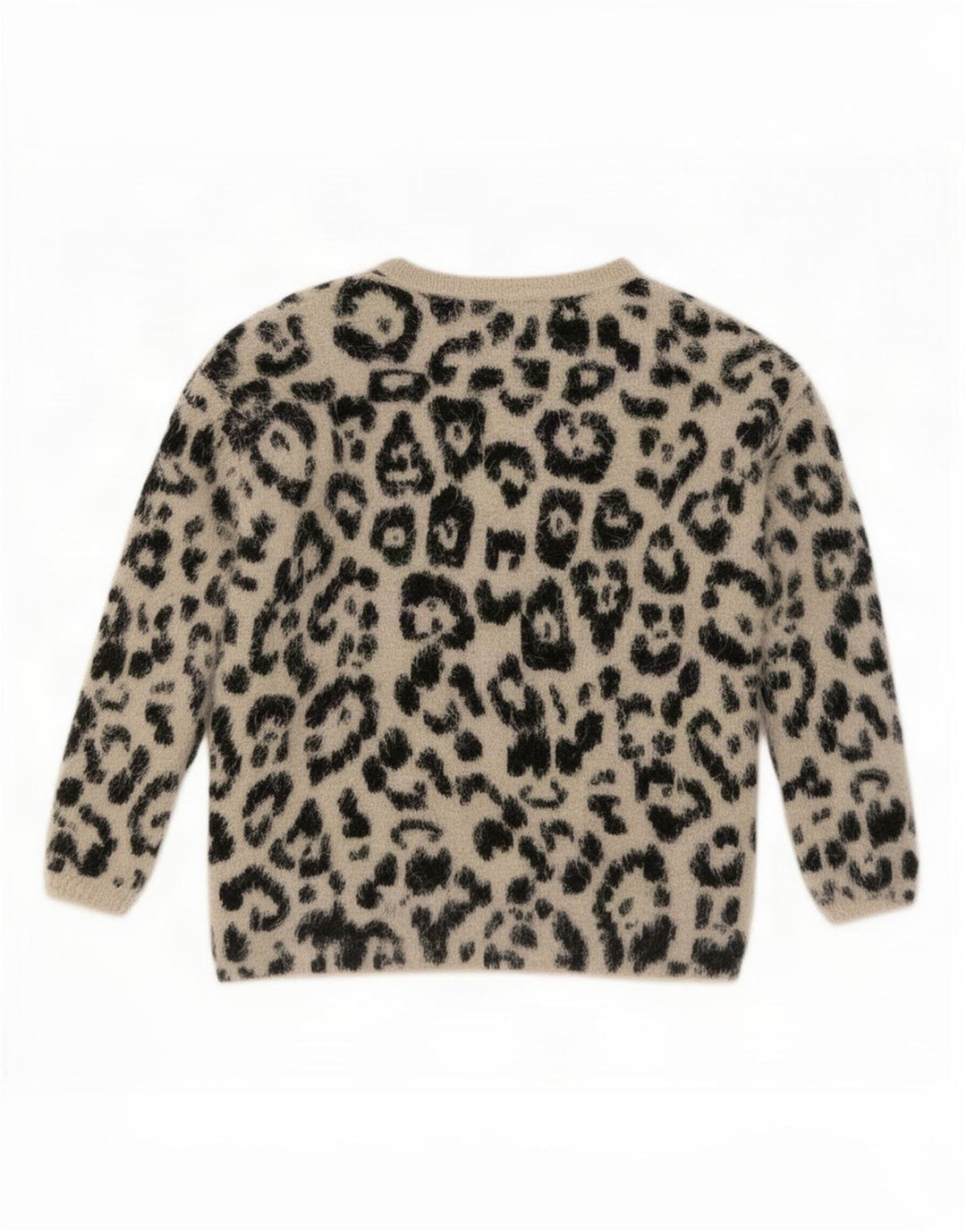 Marks & Spencer Damski sweter z okrągłym dekoltem, UK 8, mały beż
