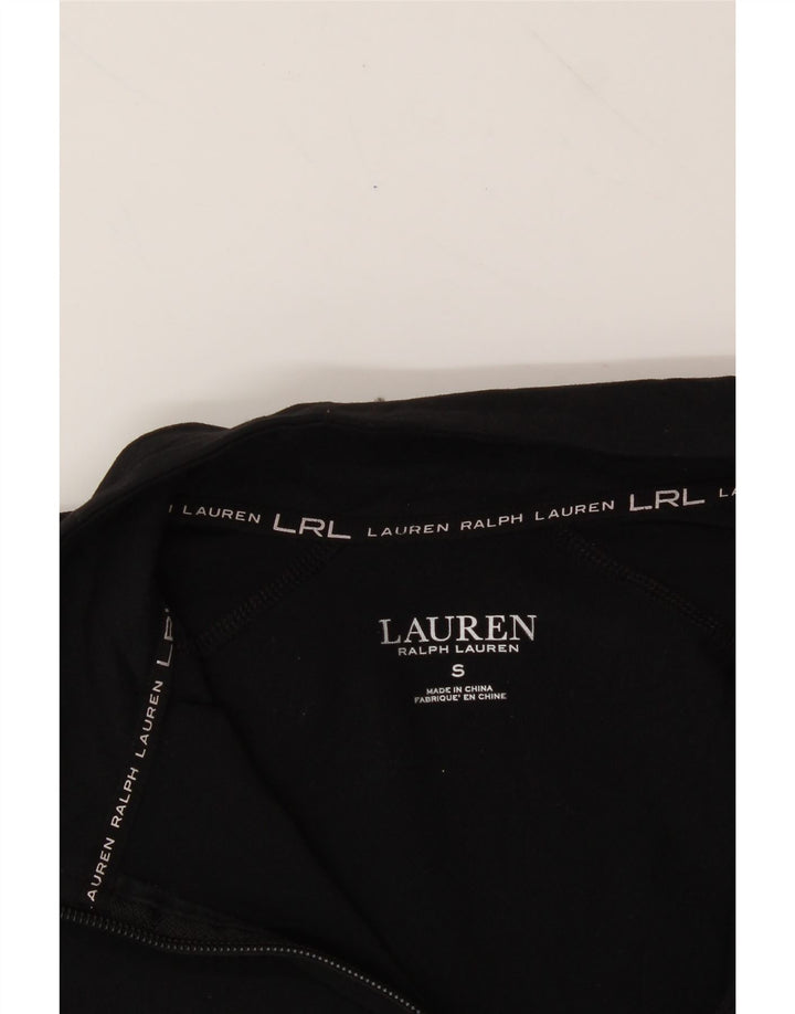 RALPH LAUREN Womens Tracksuit Top Jacket UK 10 Small Black Nylon Vintage Ralph Lauren and Second-Hand Ralph Lauren from Messina Hembry 