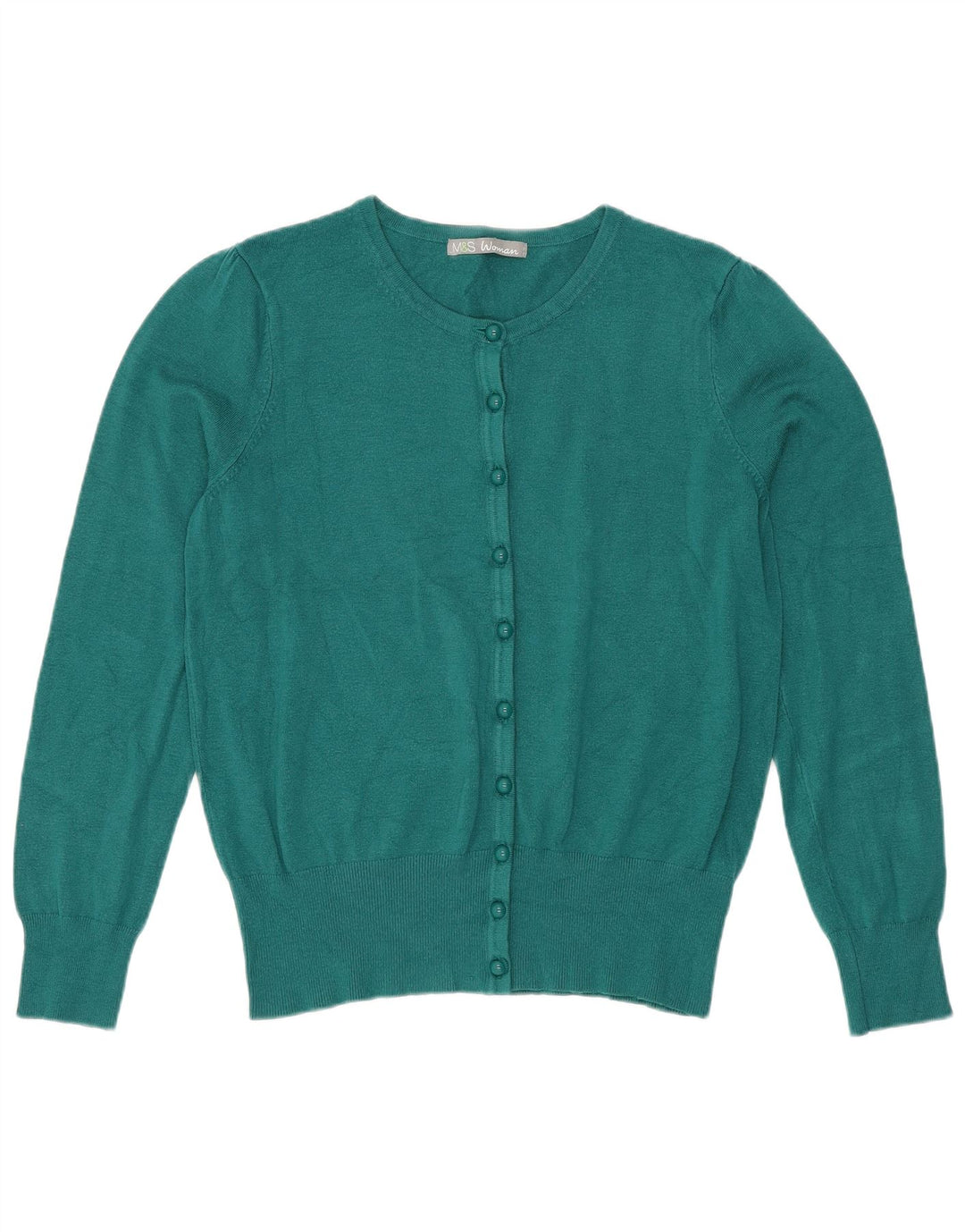 Sweter damski Marks & Spencer UK 14, średnio zielona wiskoza
