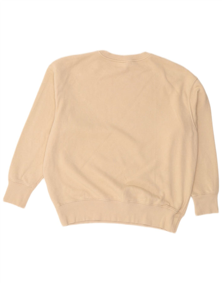 Męska bluza z grafiką Nike, sweter XS, beżowa, bawełniana