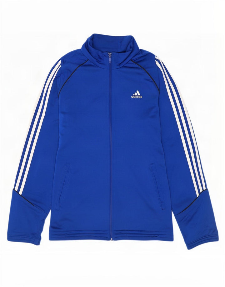 Męska bluza dresowa Adidas, średnia niebieska, poliester