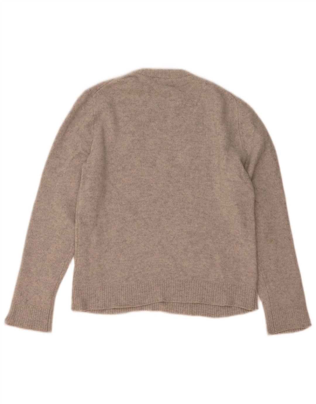 Sweter damski Massimo Dutti z okrągłym dekoltem UK 14, średni szary nakrapiany