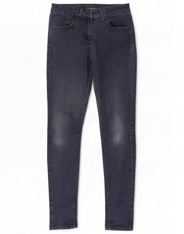 Marks & Spencer Womens Jegging Jeans UK 12 Medium W30 L32 Navy Blue Cotton