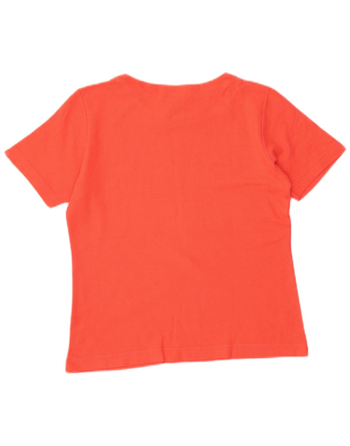 Damski krótki t-shirt FILA IT 44 średni pomarańczowy