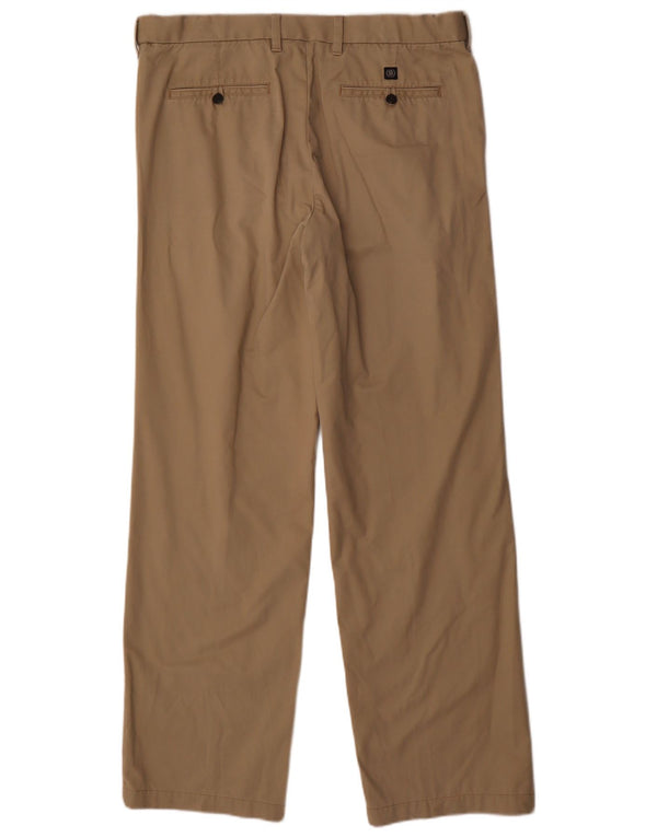 Męskie spodnie Chino Marks & Spencer Blue Harbor Straight W36 L33 Beżowe