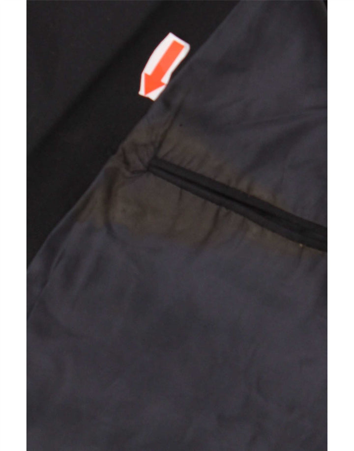 St Michael Męska marynarka dwurzędowa UK 38 Medium Navy Blue Wool