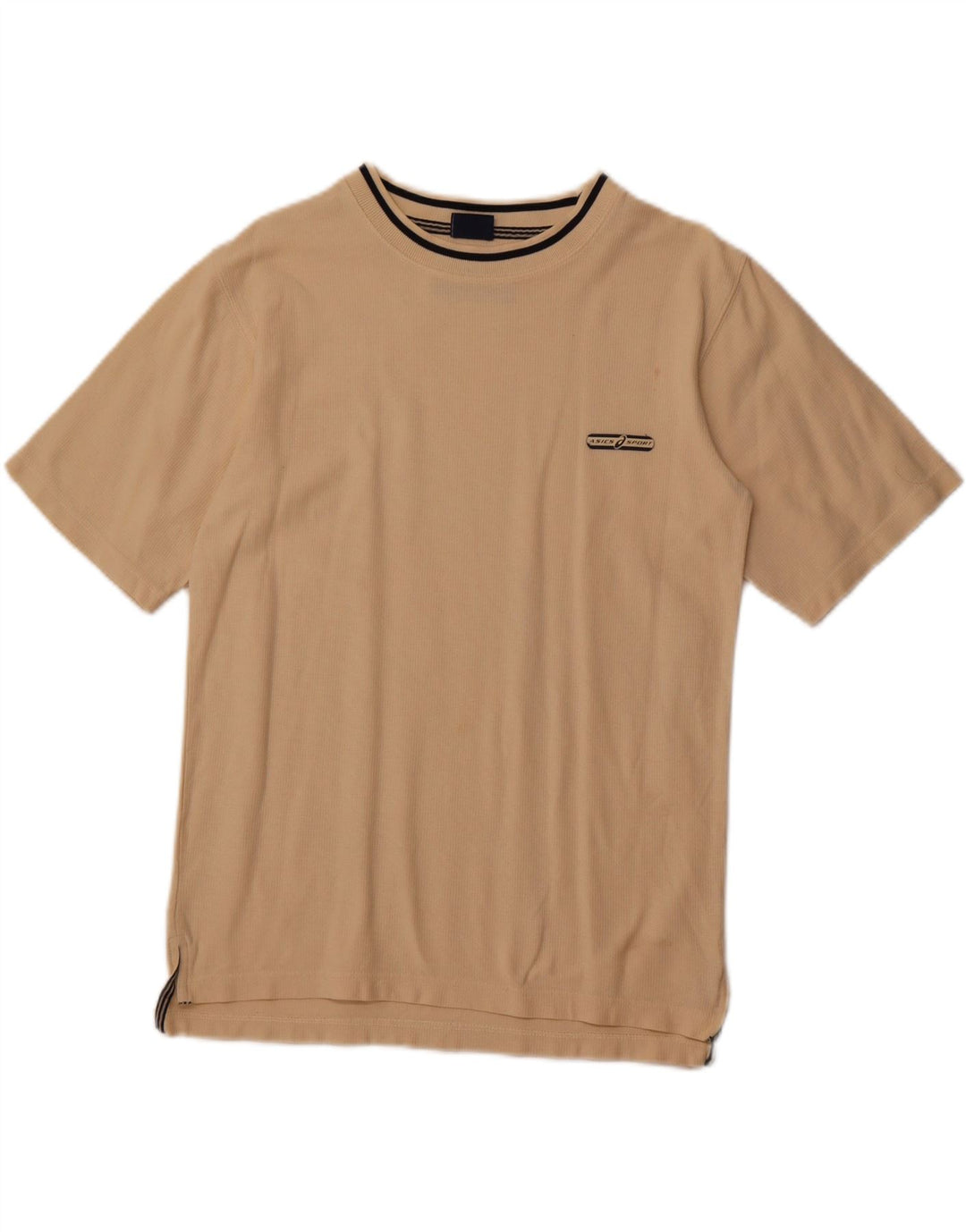 Męska koszulka t-shirtowa ASICS XS, beżowa