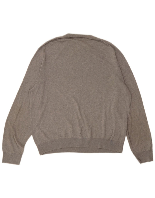 Męski sweter Paul Smith z okrągłym dekoltem, 2XL, szara bawełna