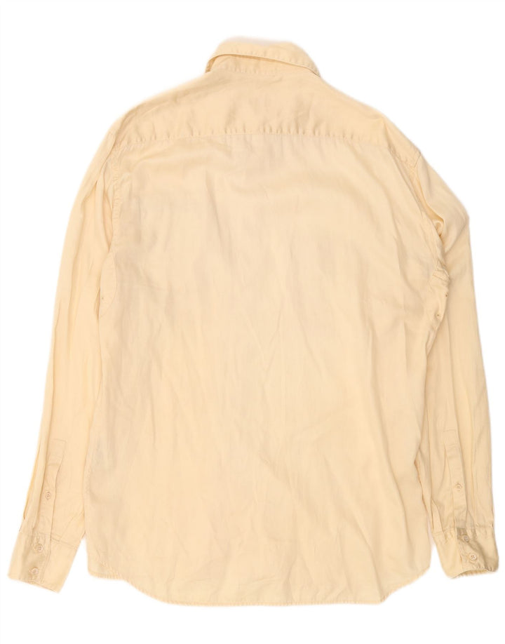 Koszula męska PRADA, rozmiar 43 17 XL, żółta, bawełniana