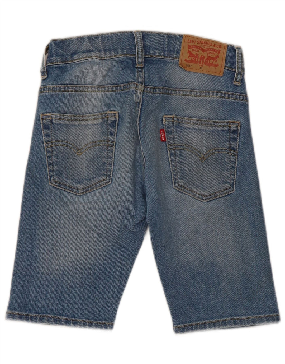 Szorty chłopięce Levi's 511 Slim Denim 9-10 lat W24 Niebieska bawełna