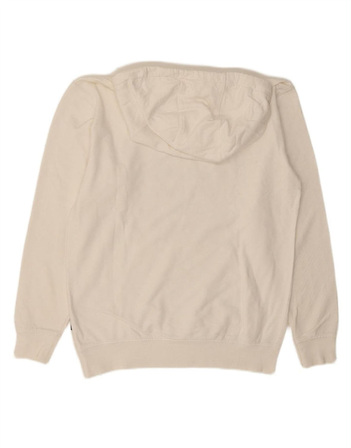 VANS Mens Graphic Hoodie Jumper XS White