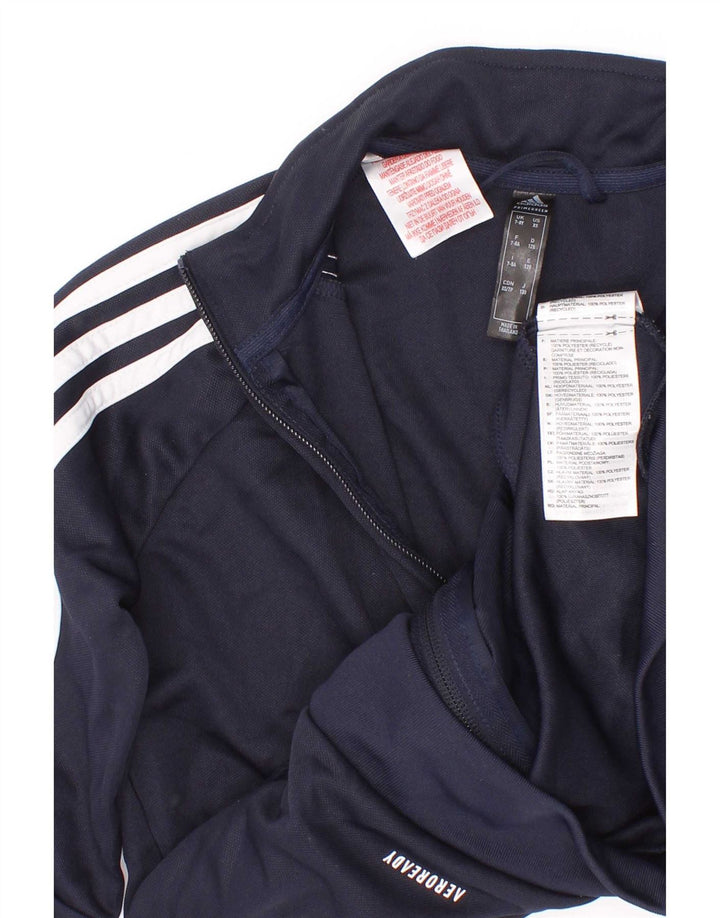 Adidas Chłopięca Kurtka Dresowa Aeroready Top 7-8 Lat Granatowa Poliester
