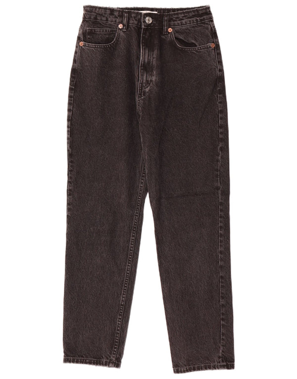 Damskie jeansy zwężane Zara EU 38 Small W28 L28 Szara bawełna