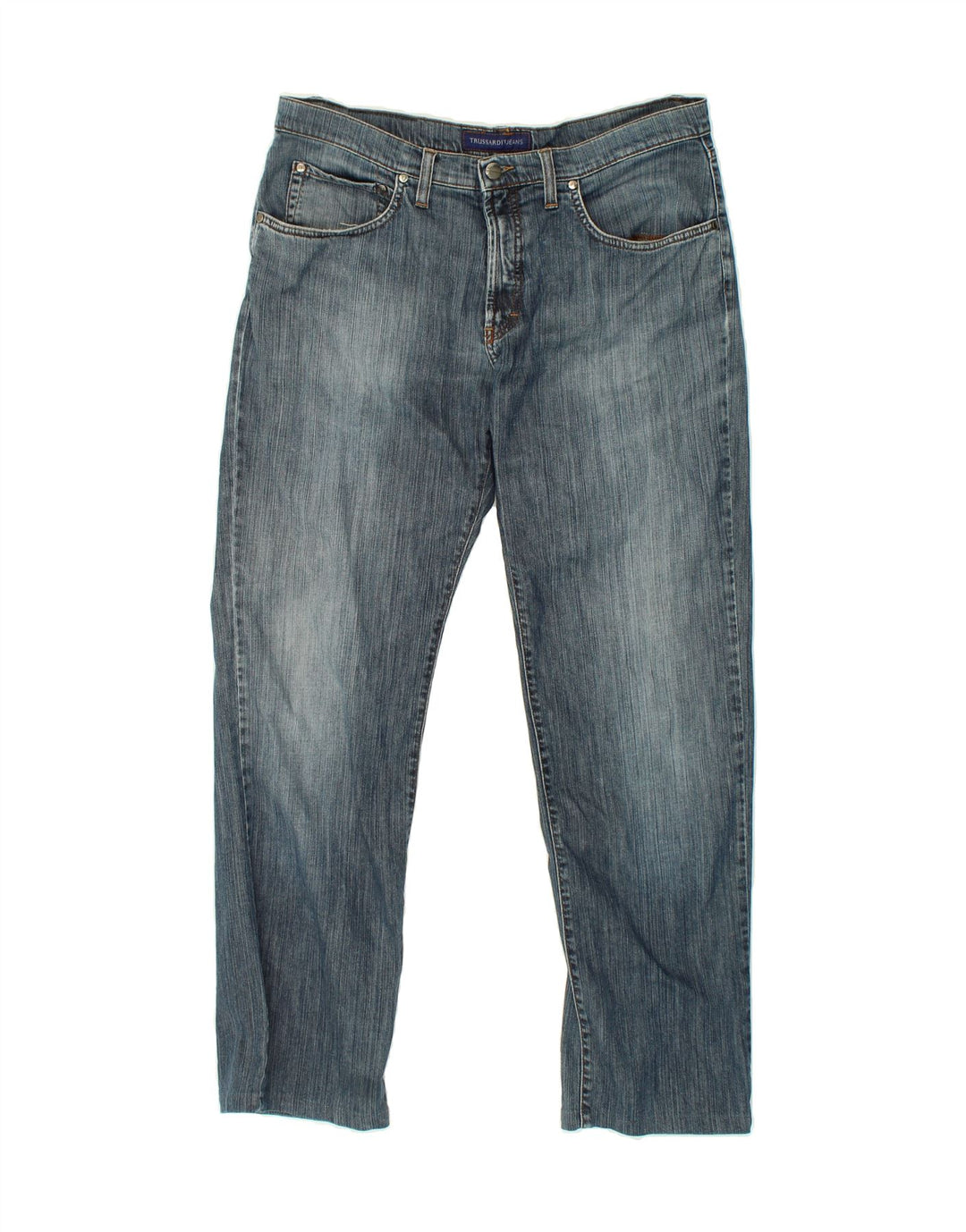 TRUSSARDI Mens Slim Jeans W36 L30  Blue Vintage Trussardi and Second-Hand Trussardi from Messina Hembry 
