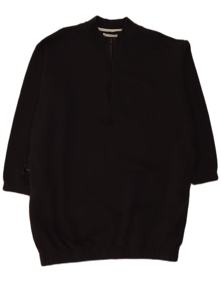 ADIDAS Damska bluza oversize z zamkiem błyskawicznym i zamkiem błyskawicznym, UK 24/26 2XL Szara