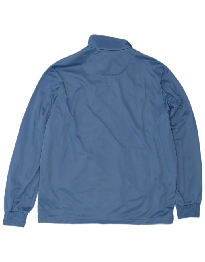 LOTTO Mens Tracksuit Top Jacket 2XL Blue Polyester