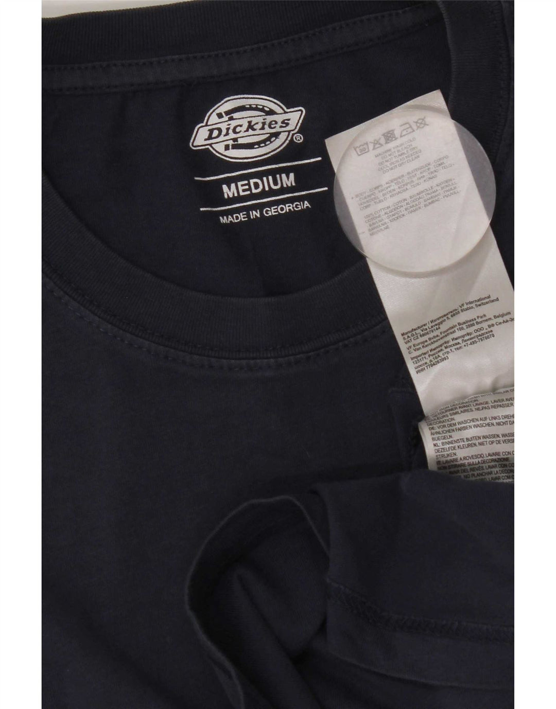 T-shirt męski Dickies, średni, granatowy, bawełniany