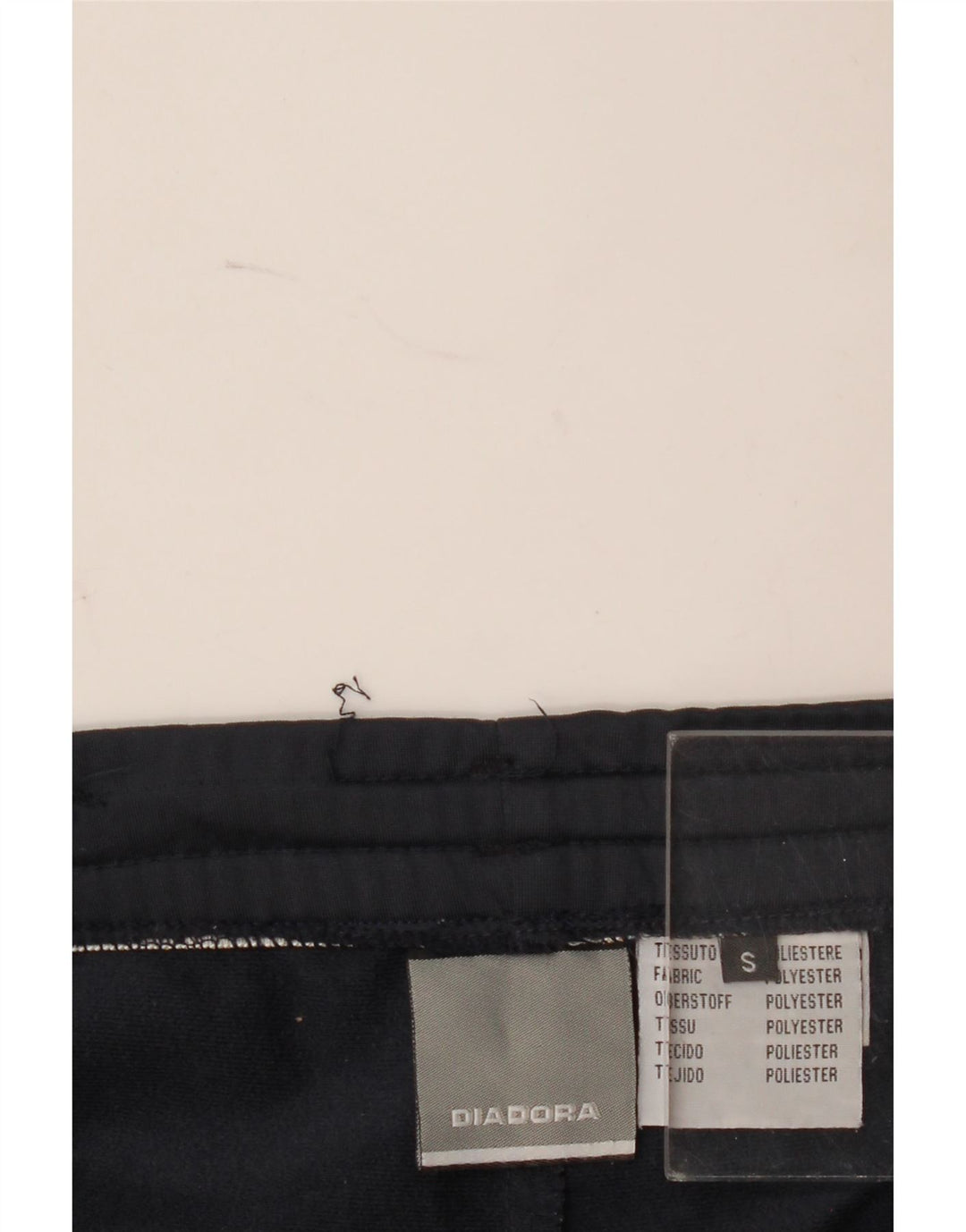 Męskie spodnie dresowe Diadora, małe, granatowe, z poliestru