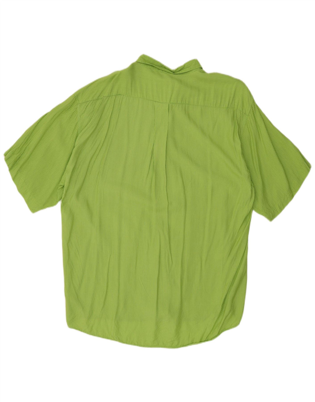 Koszula męska z krótkim rękawem TIPO S, XL, w zielone prążki