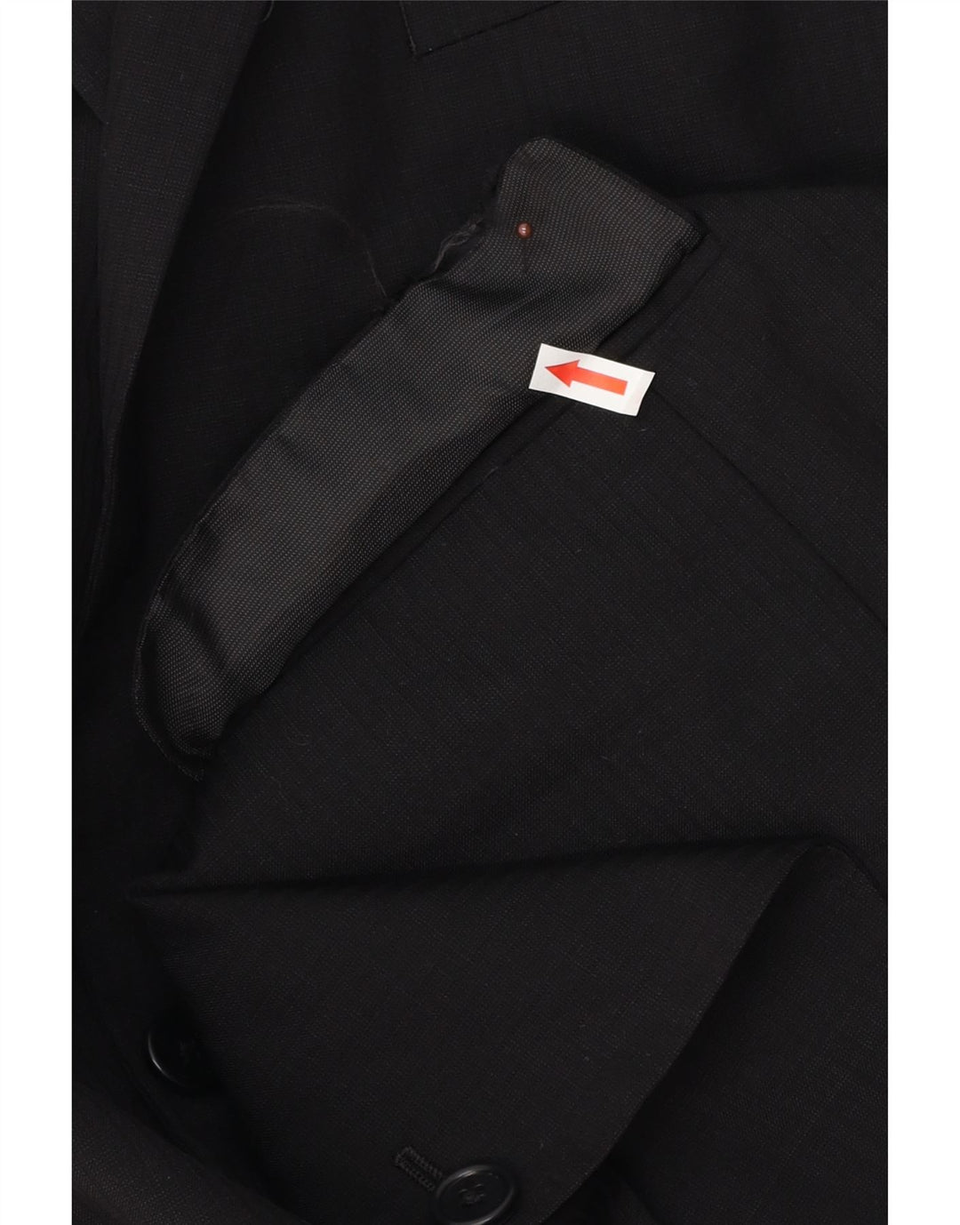 Męska marynarka Michael Kors z długim rękawem, zapinana na 2 guziki, UK 46 3XL, czarna wełna