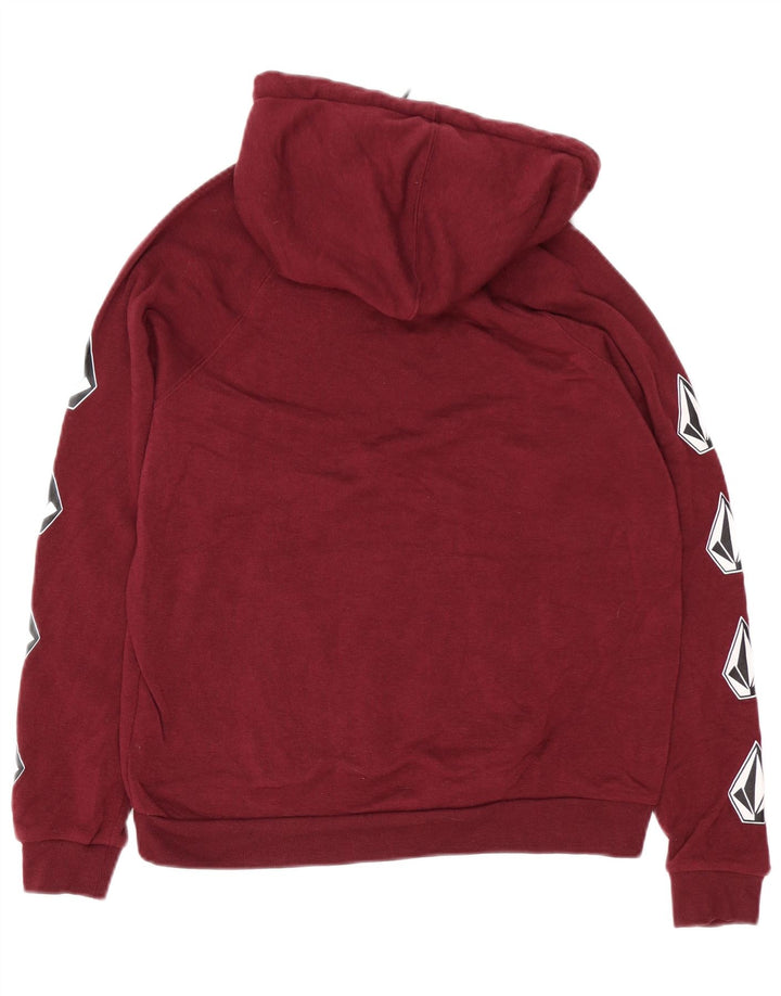 Damska bluza z kapturem Volcom Graphic Oversize US 4/6 Small Burgund