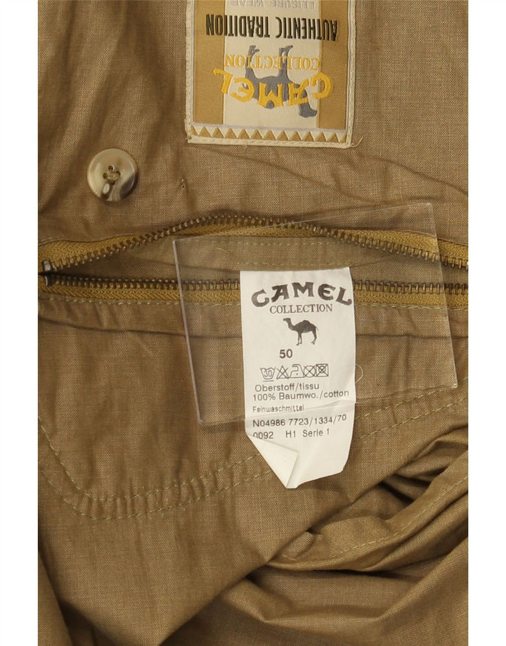 CAMEL Mens Bomber Jacket IT 50 Large Khaki Cotton Vintage Camel and Second-Hand Camel from Messina Hembry 