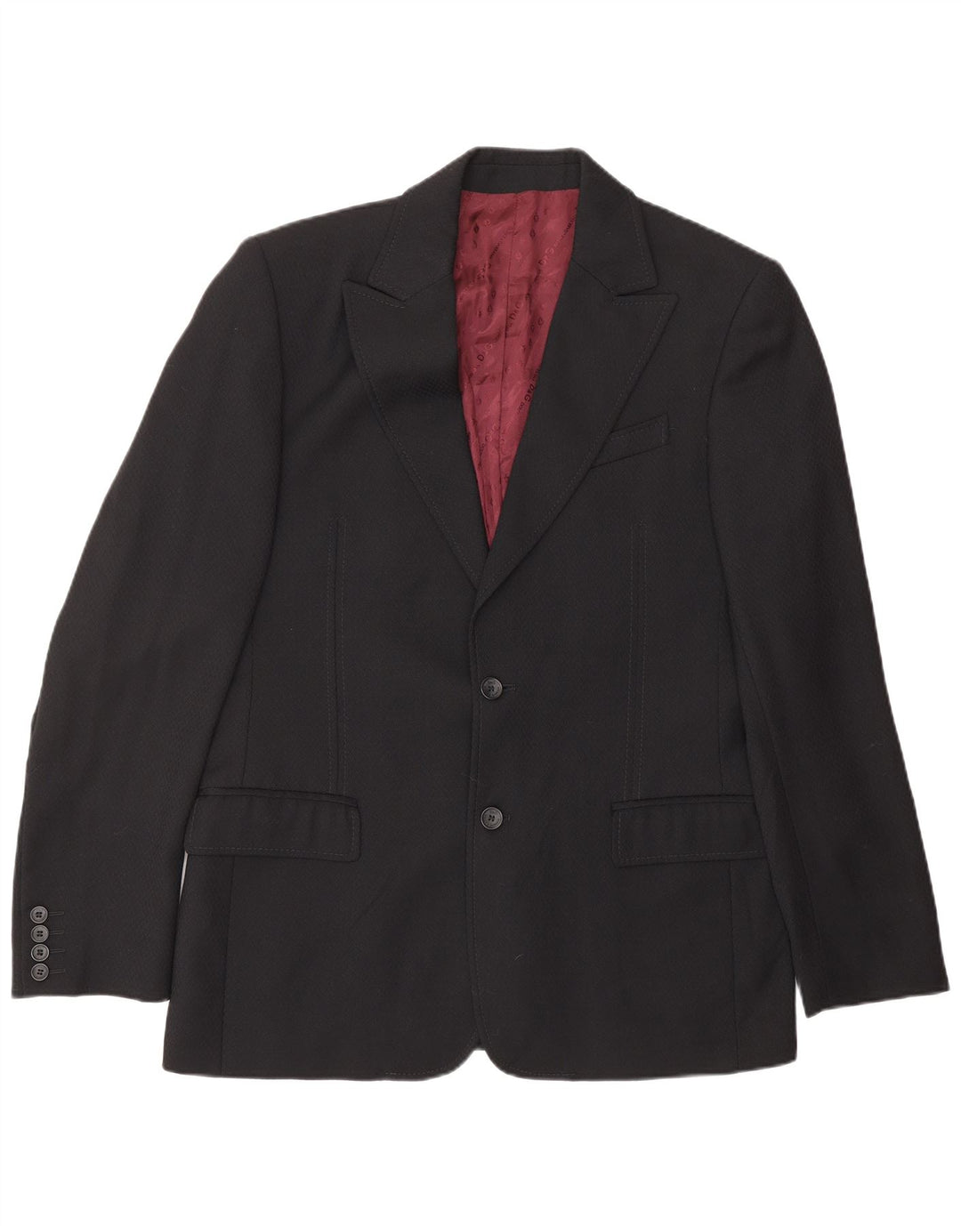 Garnitur męski DOLCE & GABBANA IT 50 Large W36 L31 Czarny Nowa wełna