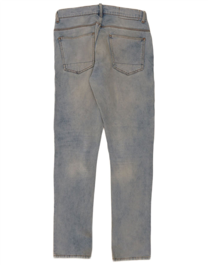 Męskie jeansy slim fit Zara EU 40 Medium W34 L34 Niebieskie bawełniane