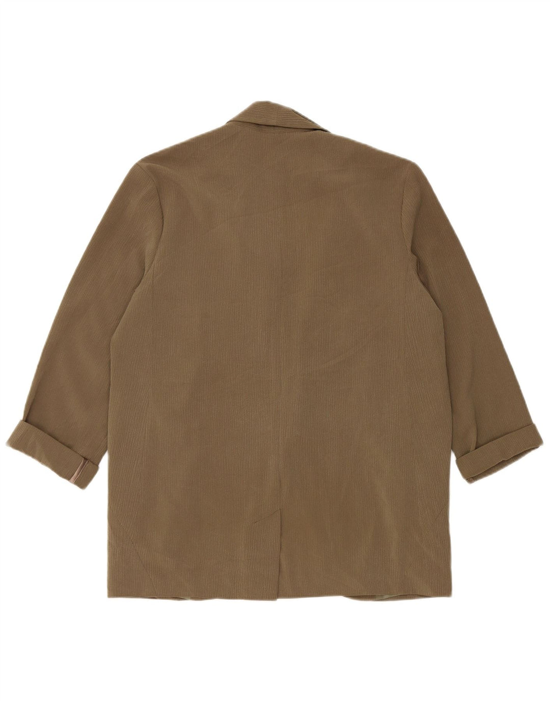 Topshop Damska marynarka oversize zapinana na 1 guzik, UK 10, małe khaki w prążki