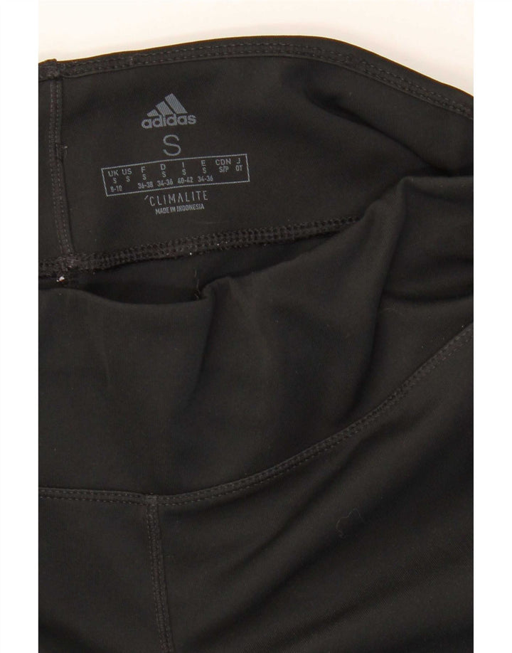 Damskie legginsy Adidas Aeroready Capri UK 8/10, mały, czarny poliester
