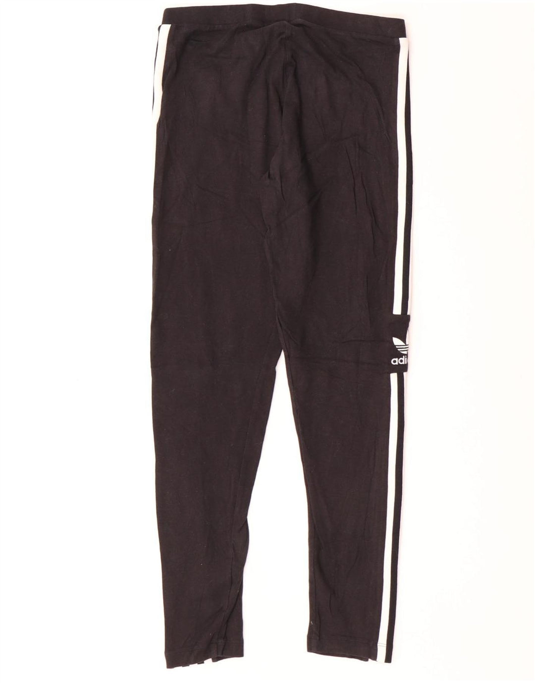 Legginsy damskie Adidas UK 12, średnie, czarne, bawełniane