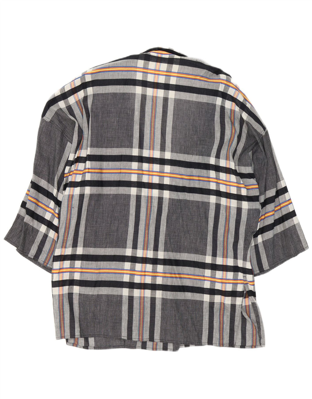 Damska marynarka z podwójnymi piersiami w stylu vintage, 3/4, UK 18 XL, szara kratka