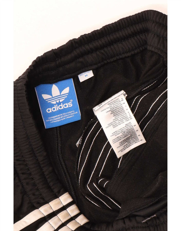 Męskie spodnie dresowe Adidas, średni czarny poliester