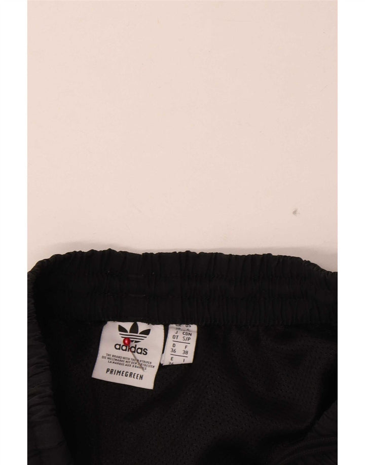 Damskie spodenki sportowe Adidas UK 10, małe, czarne, poliestrowe