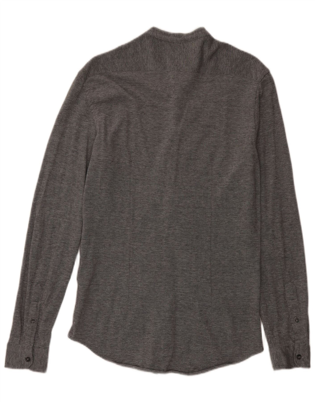 Koszula męska Zara Slim Fit, średnioszara, bawełniana