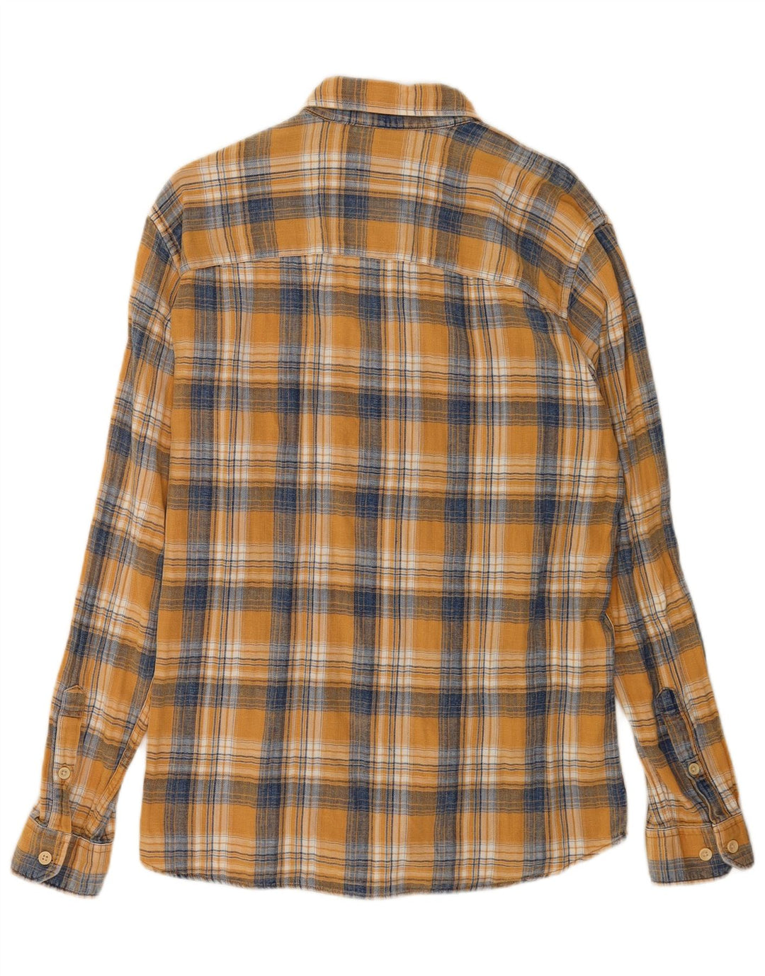 Męska koszula flanelowa Jack & Jones, duża, żółta, bawełniana krata