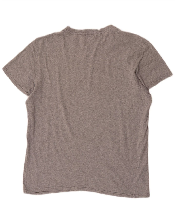 Męski T-shirt Levi's Top, duży, szary, bawełniany