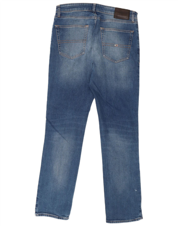 Męskie jeansy slim fit Tommy Hilfiger W32 L32 Niebieskie bawełniane