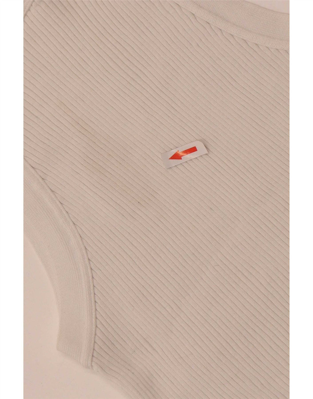 Damski krótki top Massimo Dutti UK 14, duży, biały