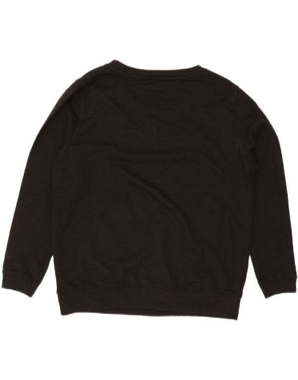 Męska bluza z grafiką Diesel XL, czarna, bawełniana