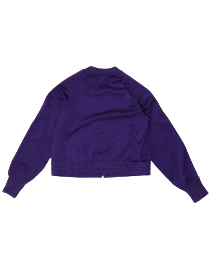 Damska bluza dresowa Adidas Crop Top Jacket IT 44 Średni fioletowy poliester