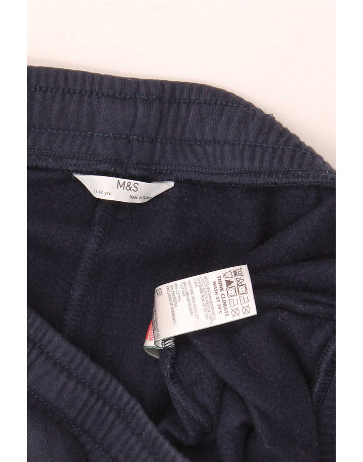 Marks & Spencer Chłopięce spodnie dresowe Joggery 13-14 lat Granatowe