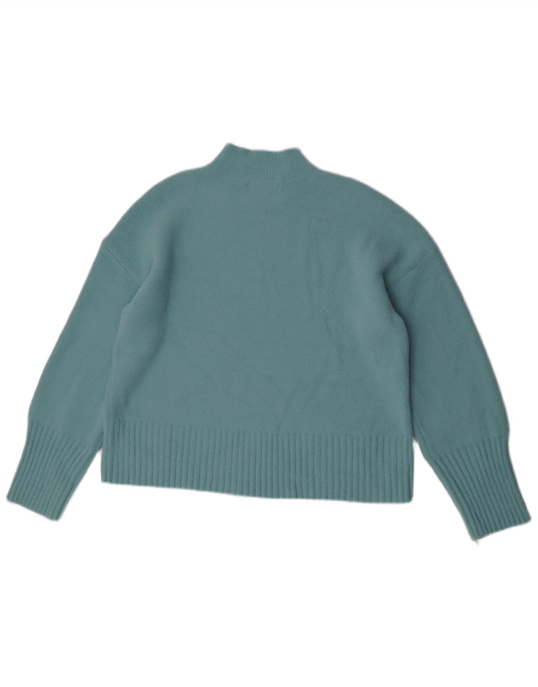 Marks & Spencer Damski sweter z golfem UK 16, duży turkusowy